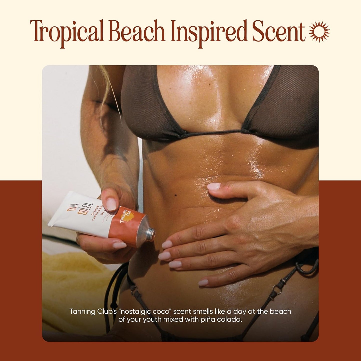 Tan De Soleil Orange Gel - SPF 6 Sun Tanning Lotion - Botanical Formula for Sun-Kissed Glow - 100Ml