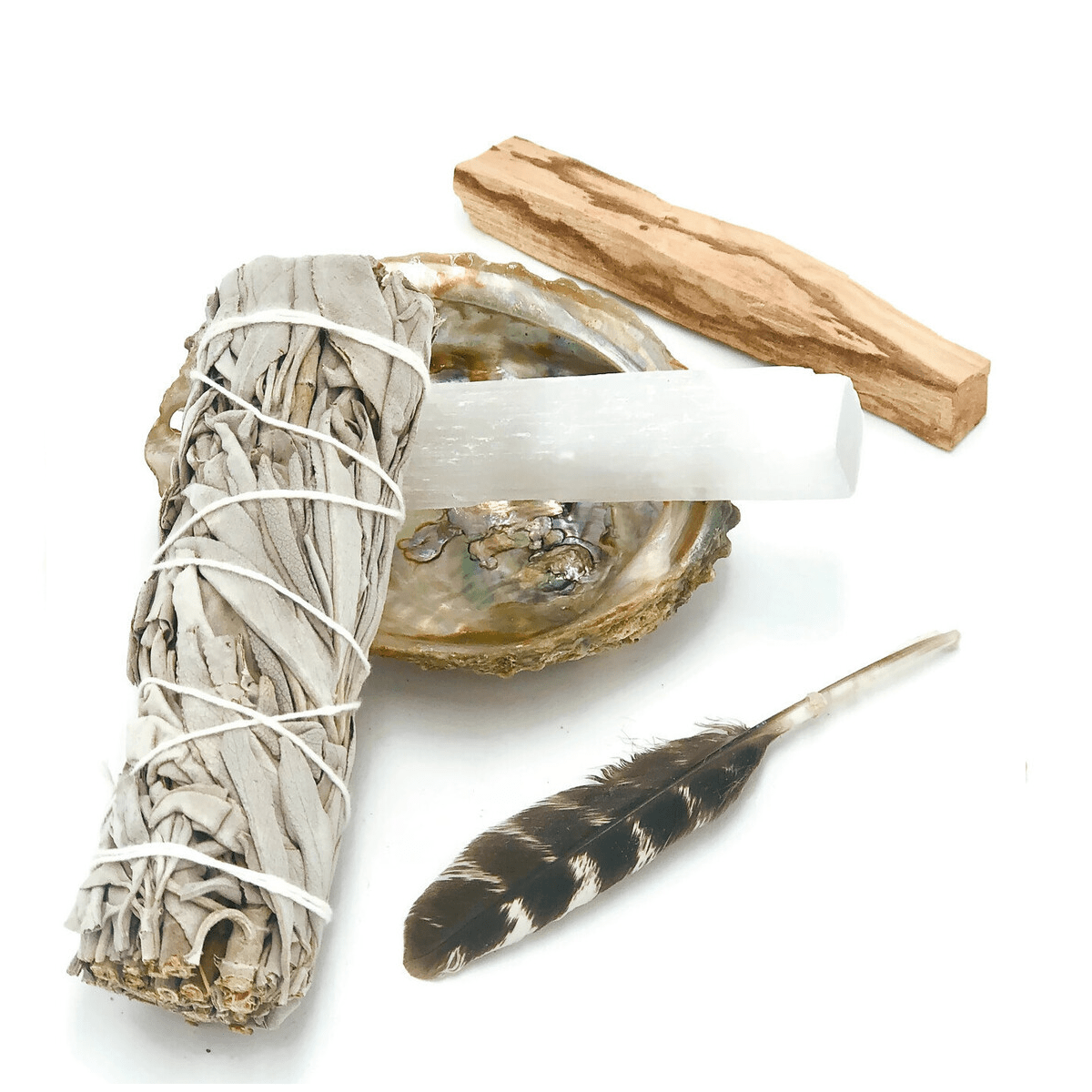 Complete Clearing Smudge Kit – Sage & Palo Santo Cleansing Set
