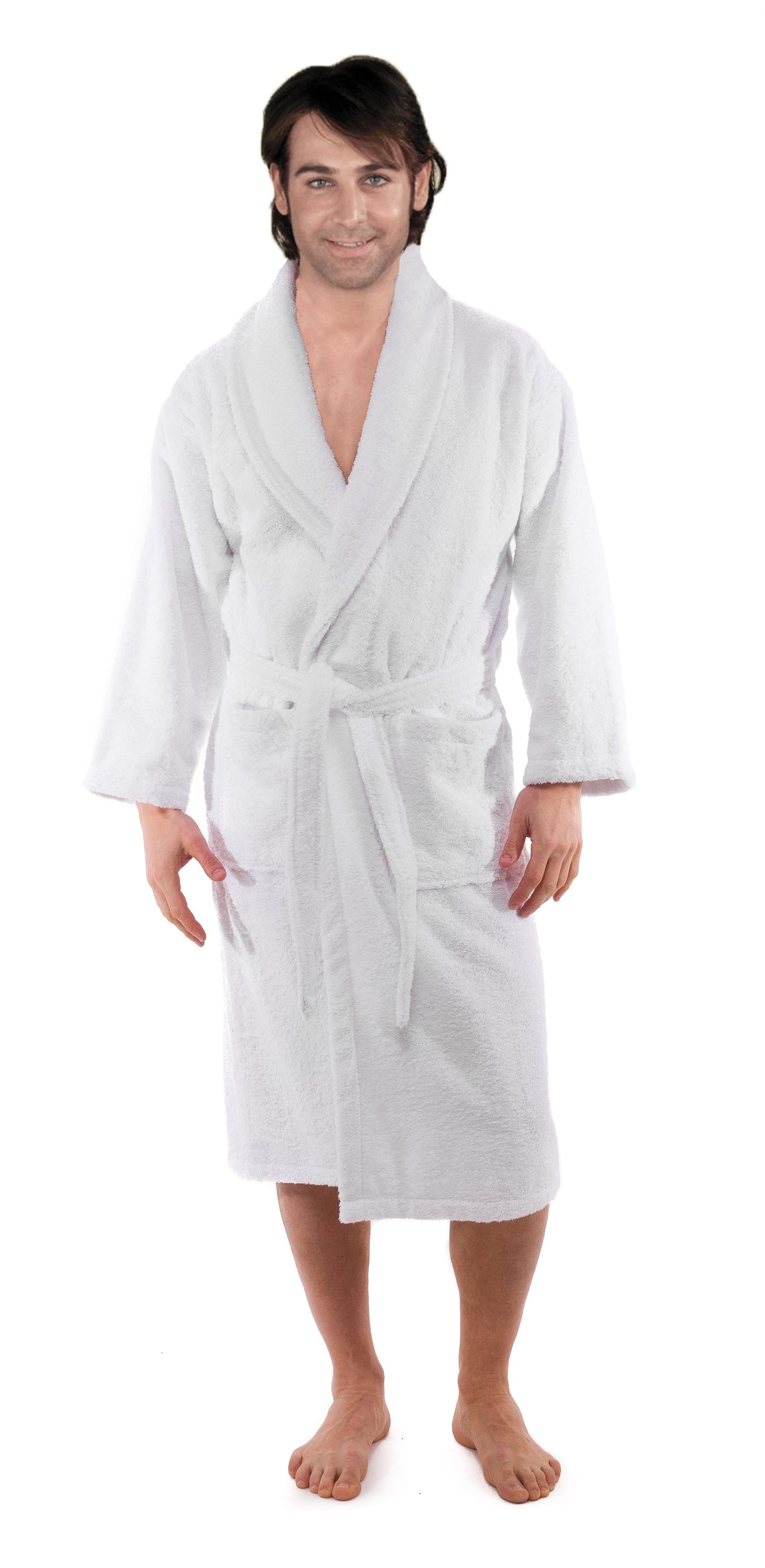 Kimono Style Turkish Cotton Bathrobe – Lightweight, Soft & Absorbent