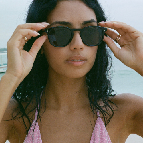 Black and Blue Grey Eyeglasses – Lightweight Stylish Frames for Everyday Wear