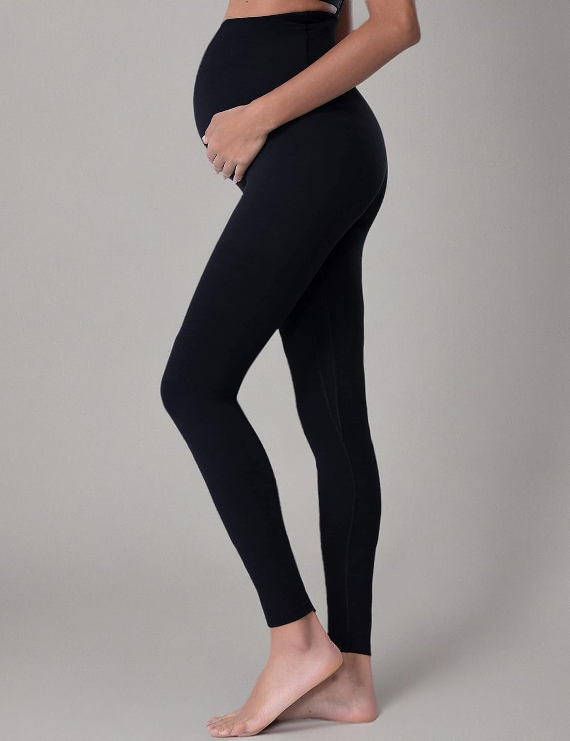 Women'S Maternity Leggings over the Belly Pregnancy Yoga Pants Active Wear Workout Leggings