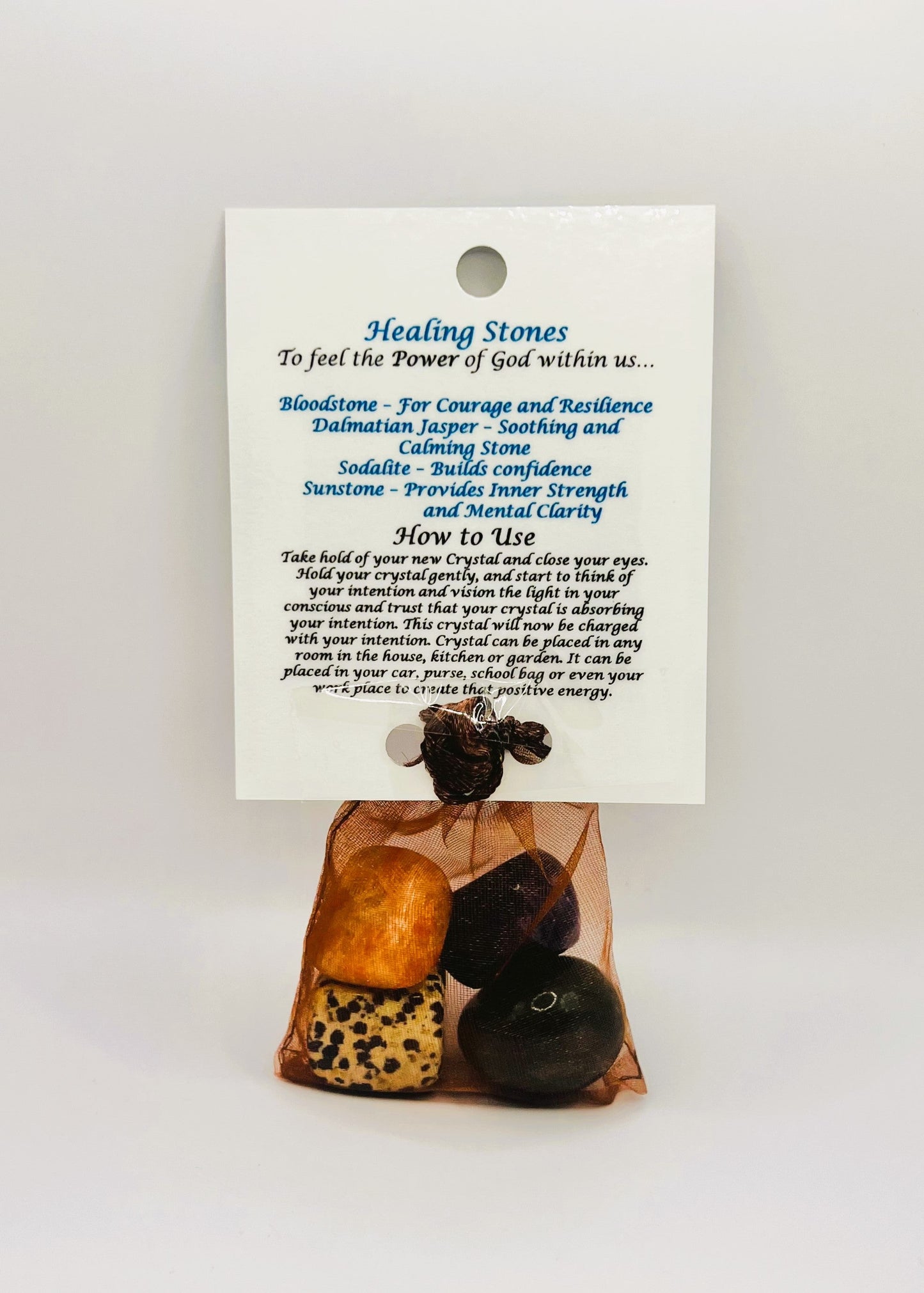 Power Crystal Healing Bag by Peacefful Intentions