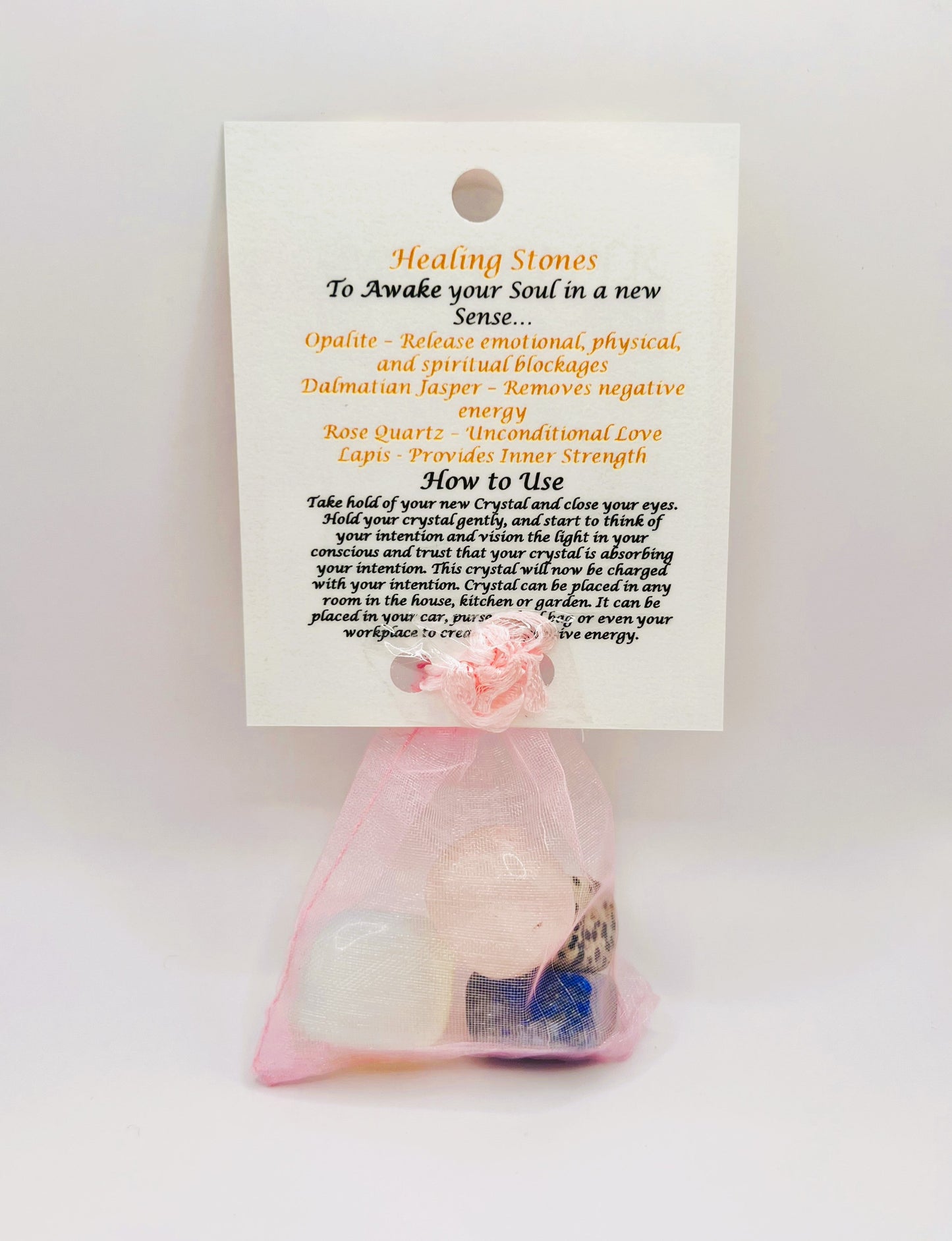 Awakening Crystal Healing Bag by Peacefful Intentions