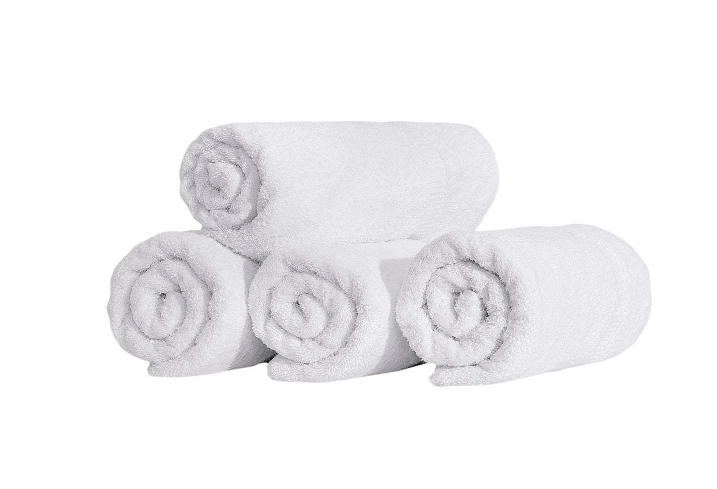 Cambridge Luxury Turkish Cotton Bath Towels – 4-Piece Heavy-Duty Ultra-Soft Set (27"x54")