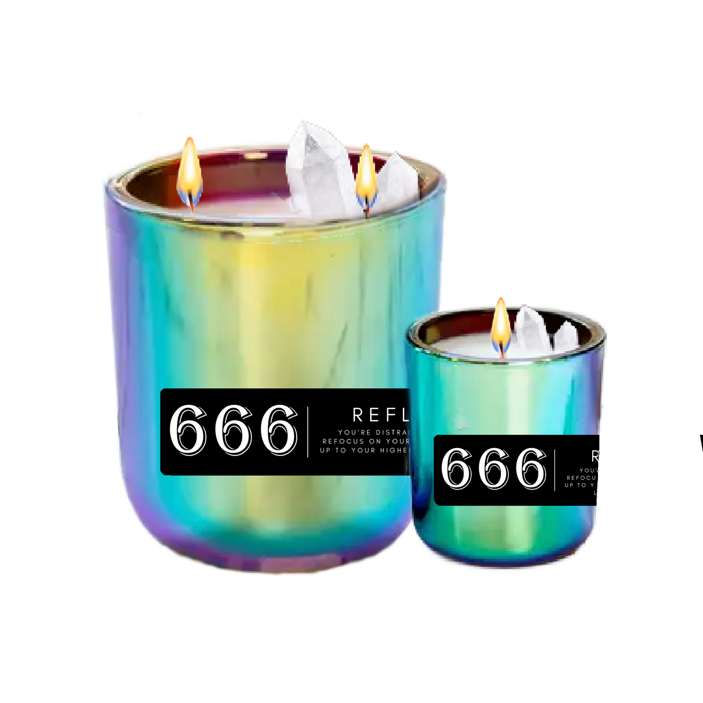 66* Angel Number Candle – Reflection & Inner Peace Aromatherapy Candle
