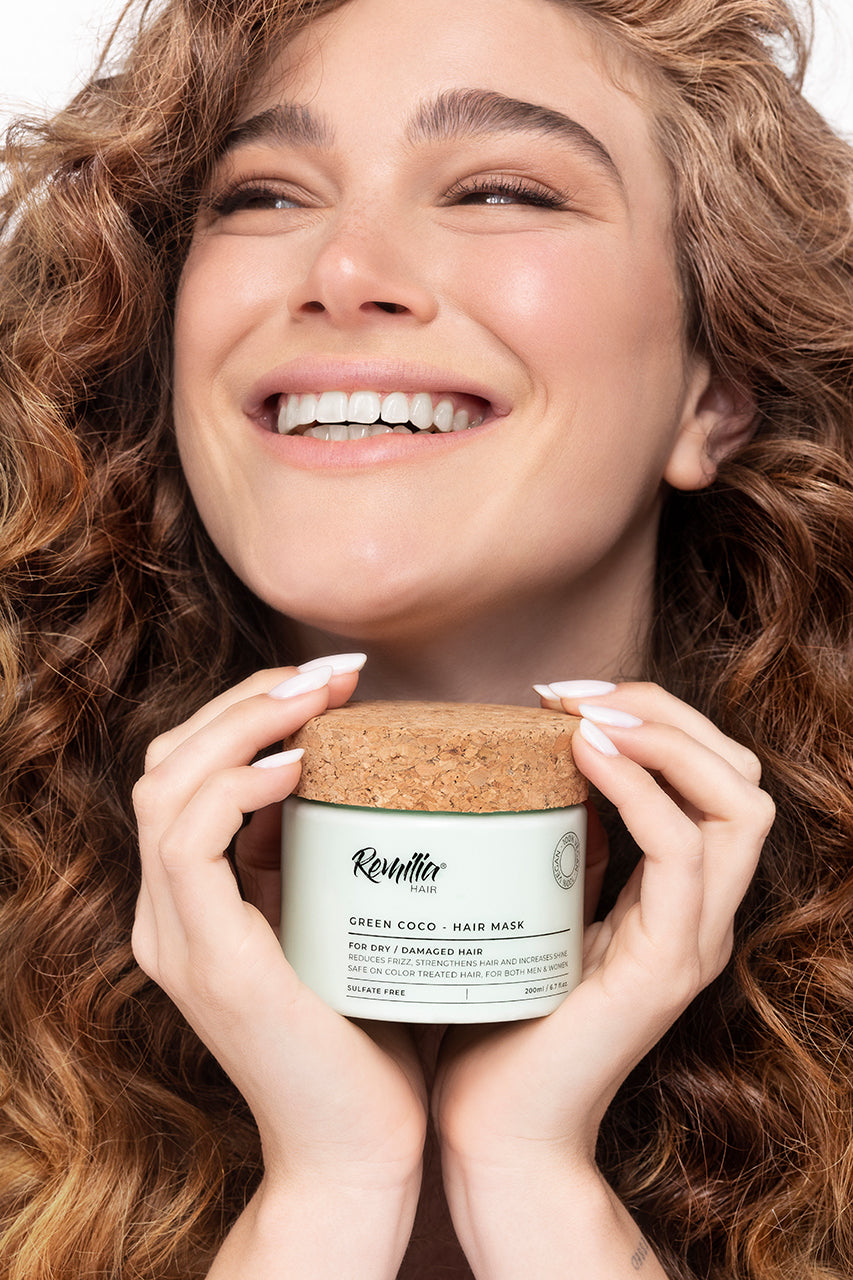 Green Coco Hair Mask – Deep Conditioning & Repair Treatment