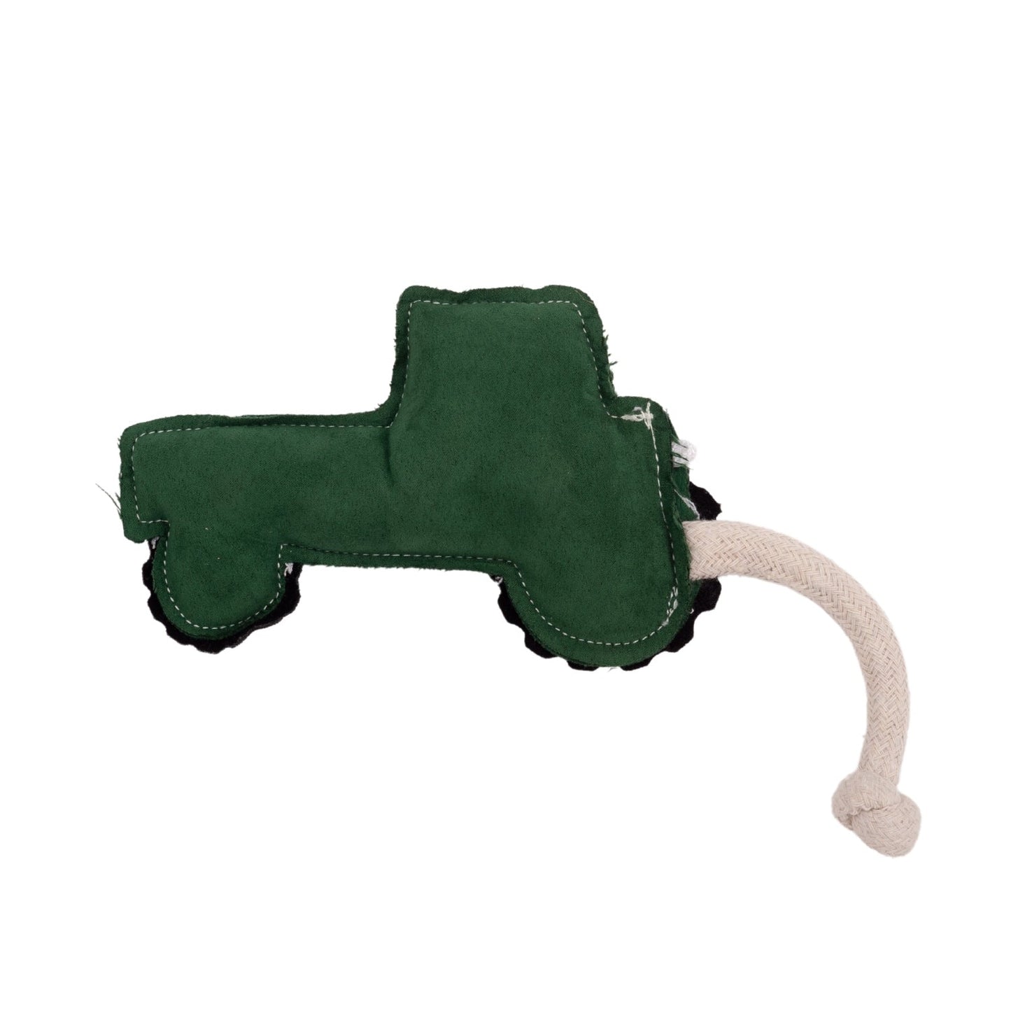 Green Tractor Dog Chew Toy