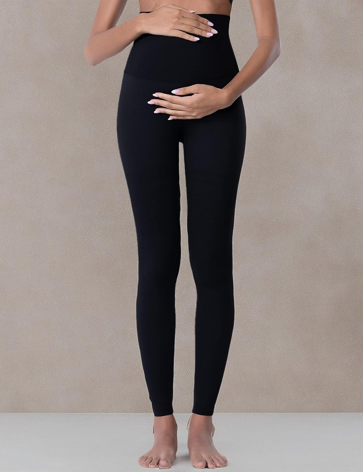 Women'S Maternity Leggings over the Belly Pregnancy Yoga Pants Active Wear Workout Leggings