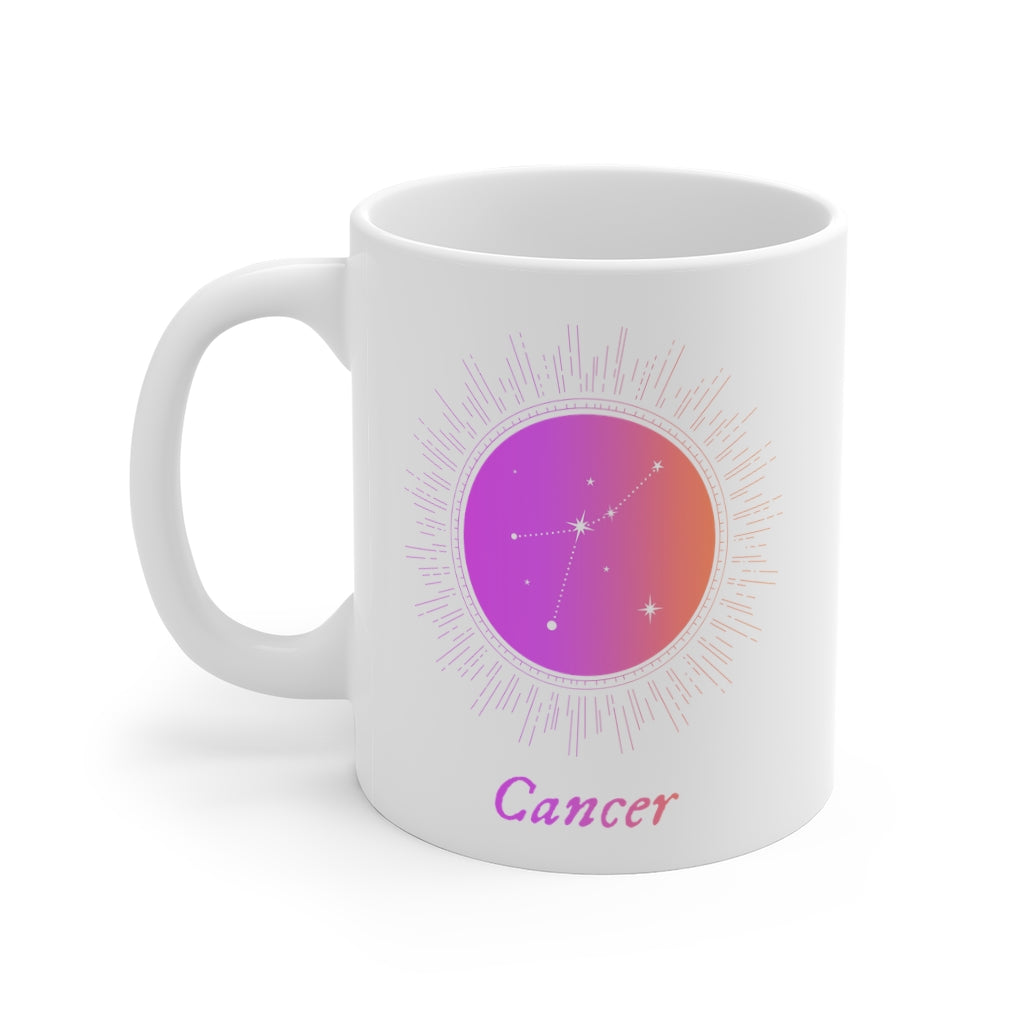Cancer Zodiac Coffee Mug – Astrology Gift for Cancer Sign Lovers