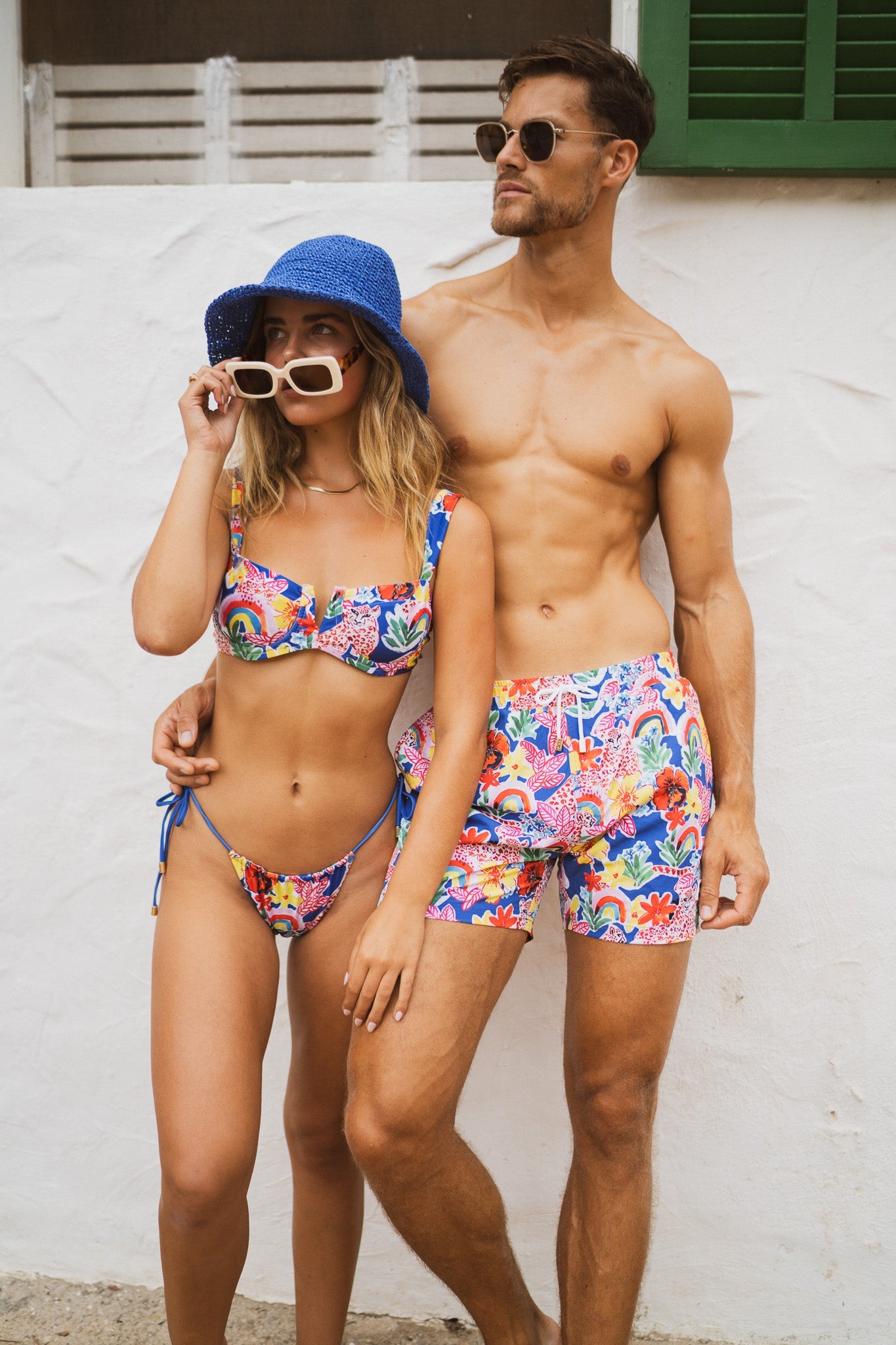 Jungle Bloom Millie Bikini Top – Floral Women’s Swimwear