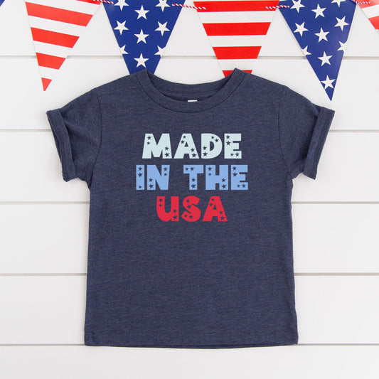 Made In The USA Toddler Short Sleeve Crew Neck