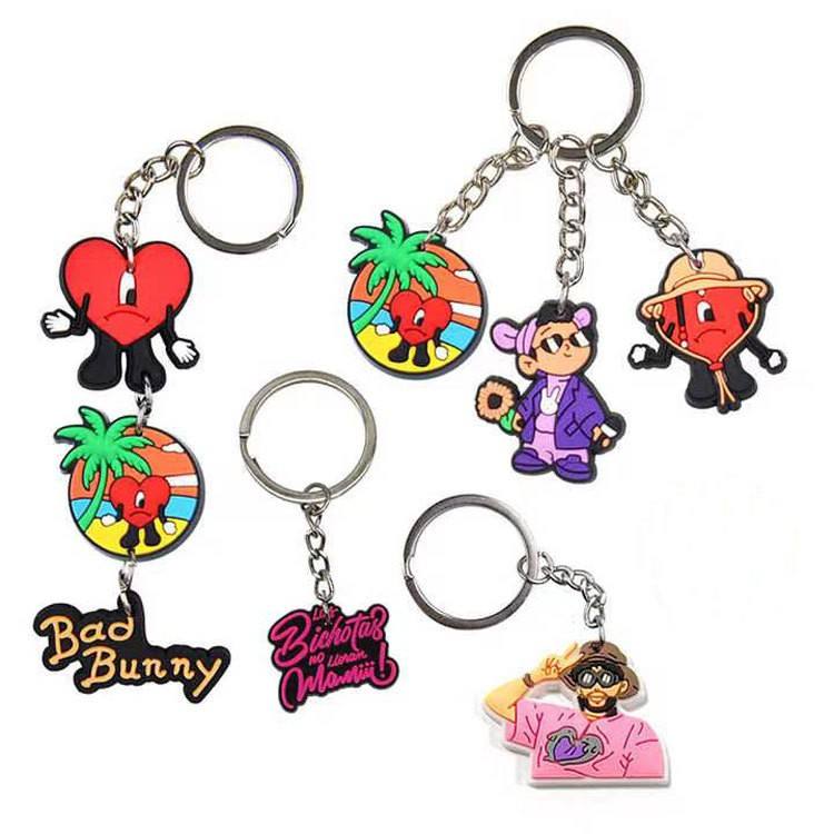 Bad Bunny Cute PVC Keychain – Fun & Durable Accessory
