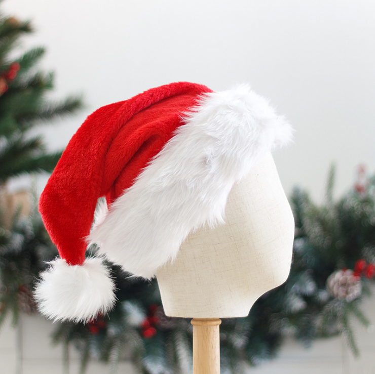 Velvet Unisex Mini Christmas Decor Hat – Festive Holiday Accessory