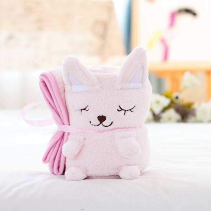 Adorable Animal Design Blanket – Soft & Cozy Plush Throw
