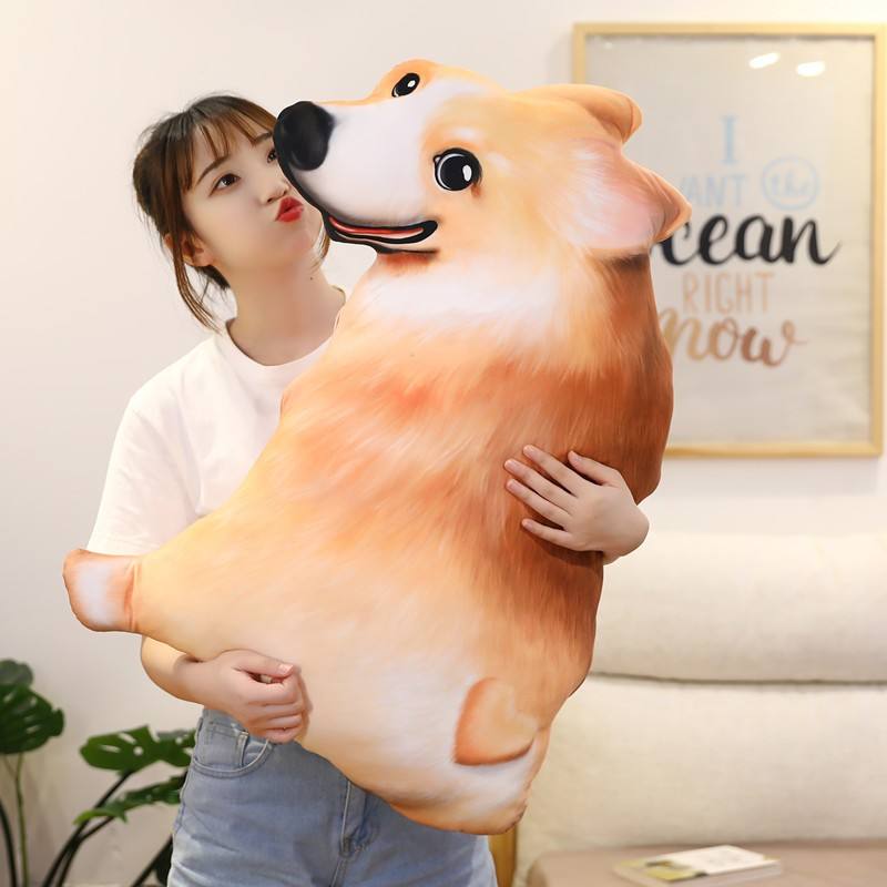 Creative 3D Corgi Plush Pillows by Plushy Planet