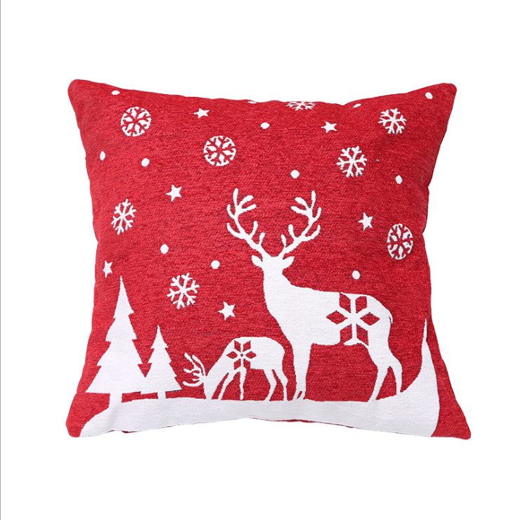 Cheerful Christmas Pillow Cover – Festive Holiday Cushion Decor