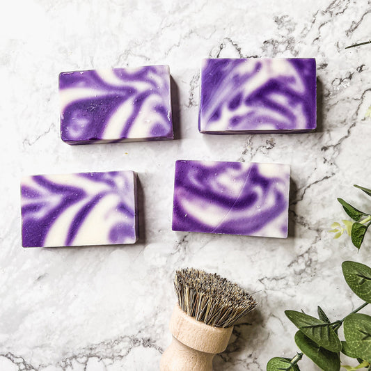 Lavender Swirl Soap