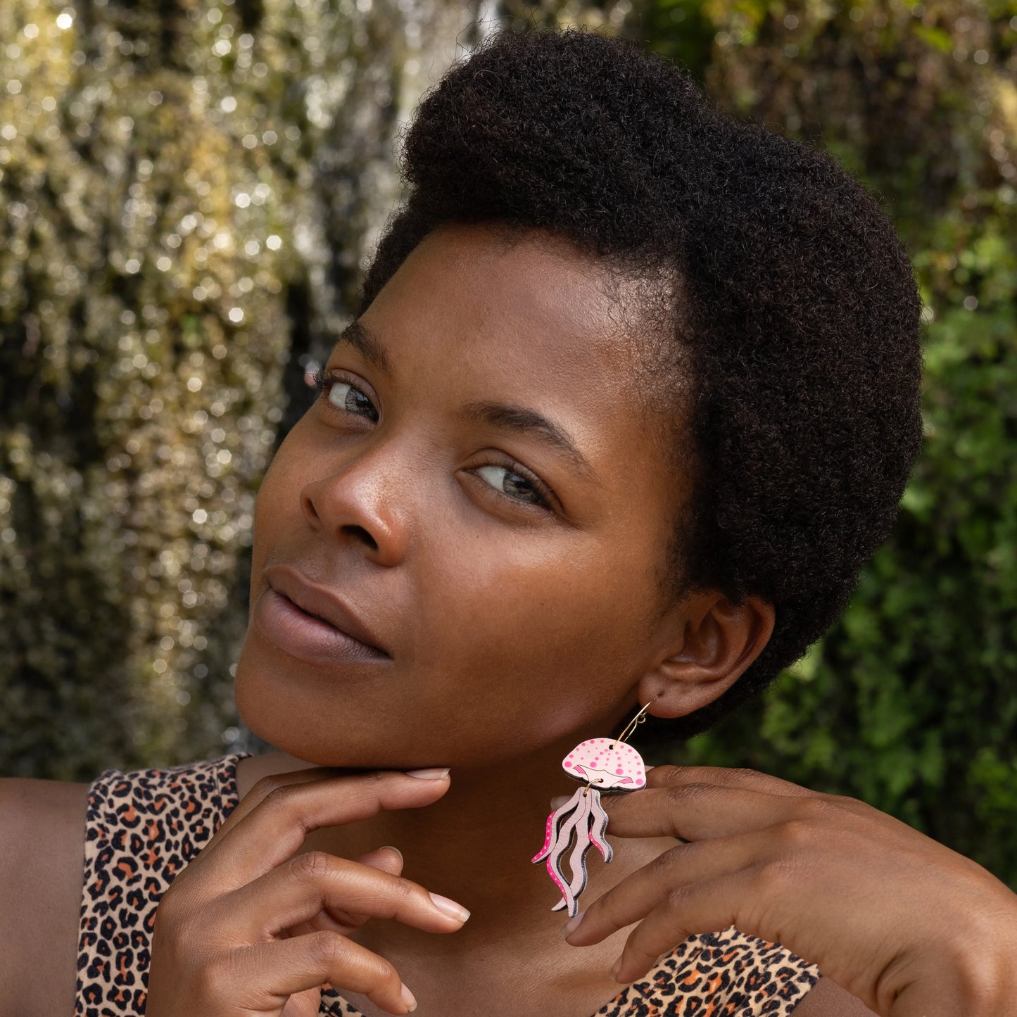 Jellyfish Hoop Earrings – Ethereal & Ocean-Inspired Statement Jewelry