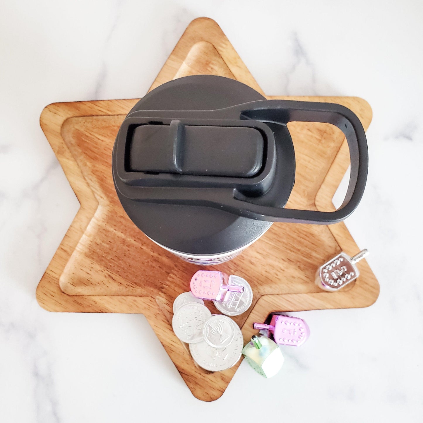 Kids Hanukkah Cup with Jewish Star Design – Holiday Drinkware