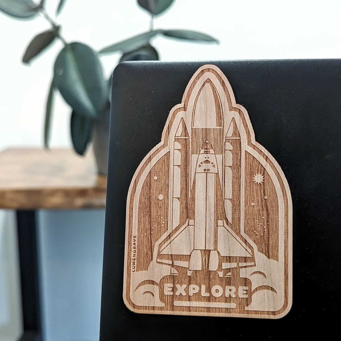 Space Wood Stickers
