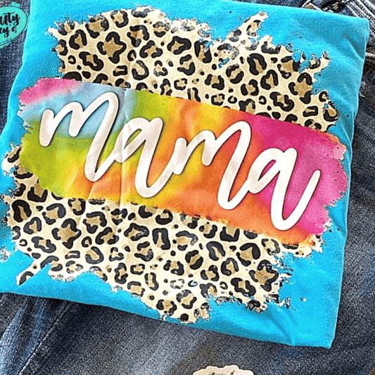 Mama Leopard Retro T-shirt
