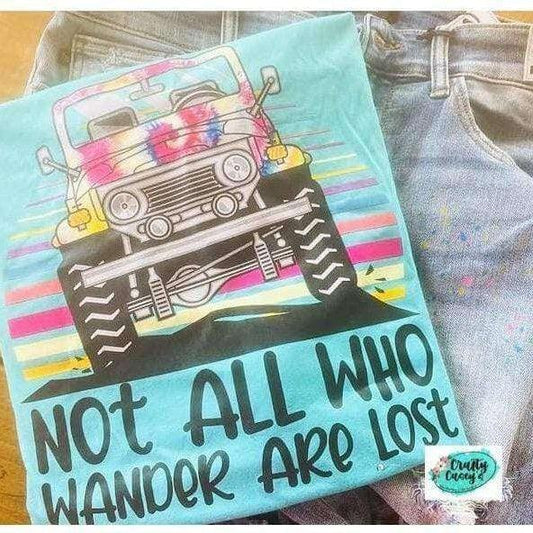 Not All Who Wander Are Lost Retro T-shirt