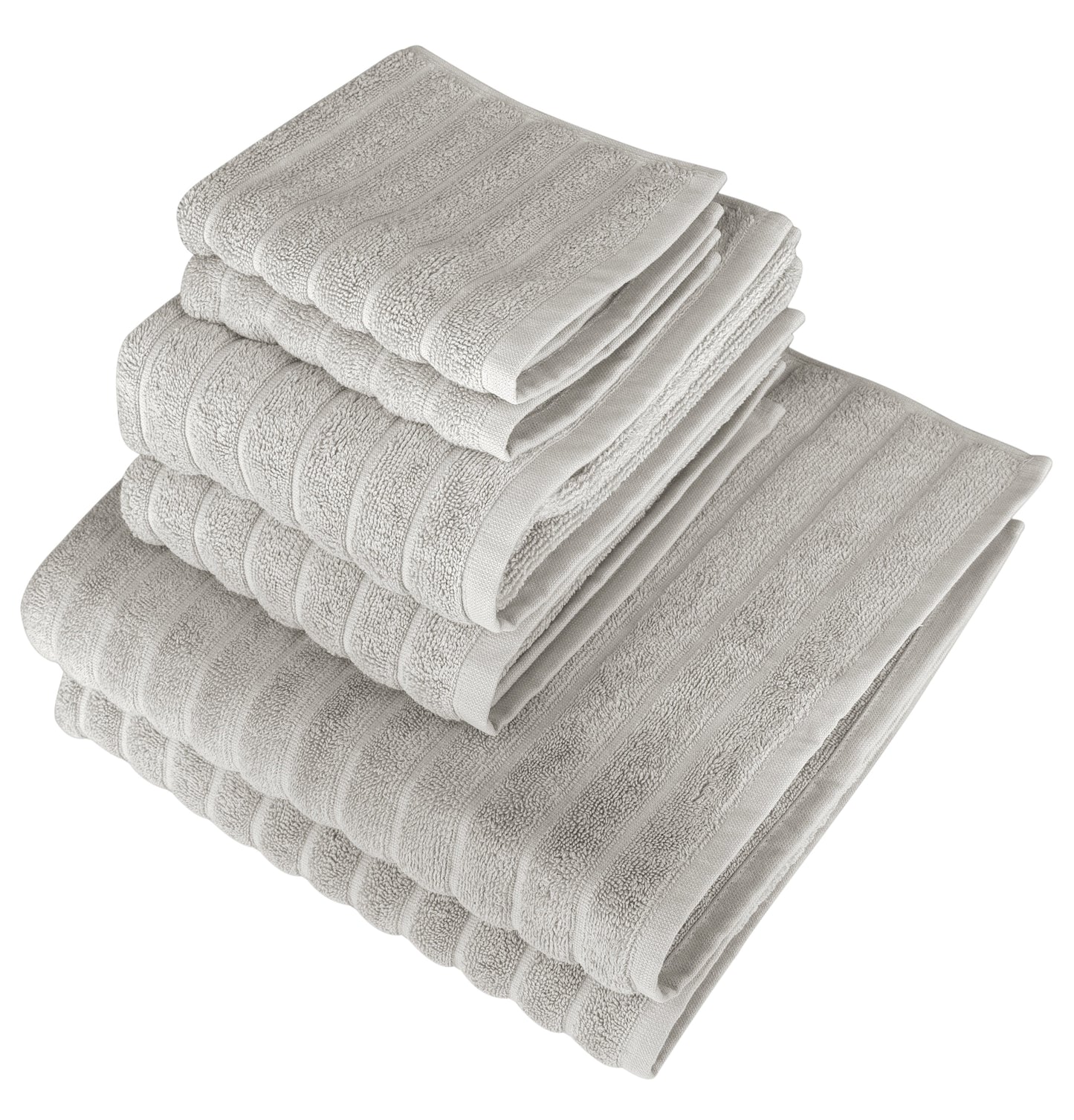 Brampton Luxury Turkish Cotton 6-Piece Towel Set with Large Hand Towels