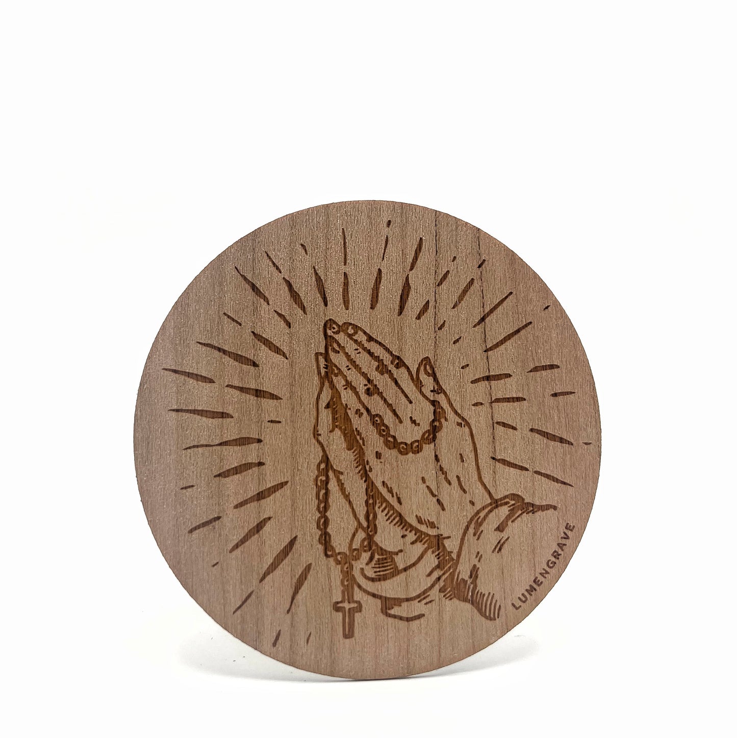 Prayer Wood Stickers