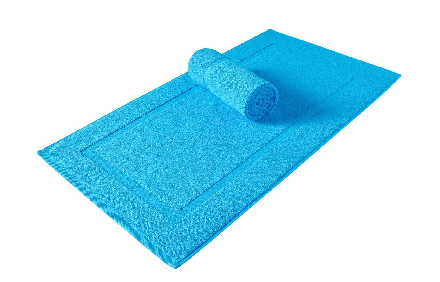Cambridge Turkish Cotton Bath Mats – 2-Piece Spa-Quality Rug Set, 900 GSM (20"x34")