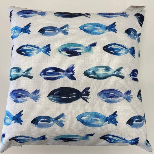 School of Fish Throw Pillow