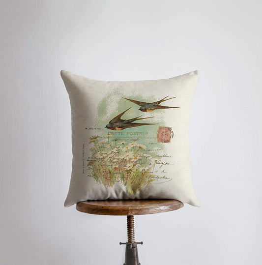 Sparrow Throw Pillow