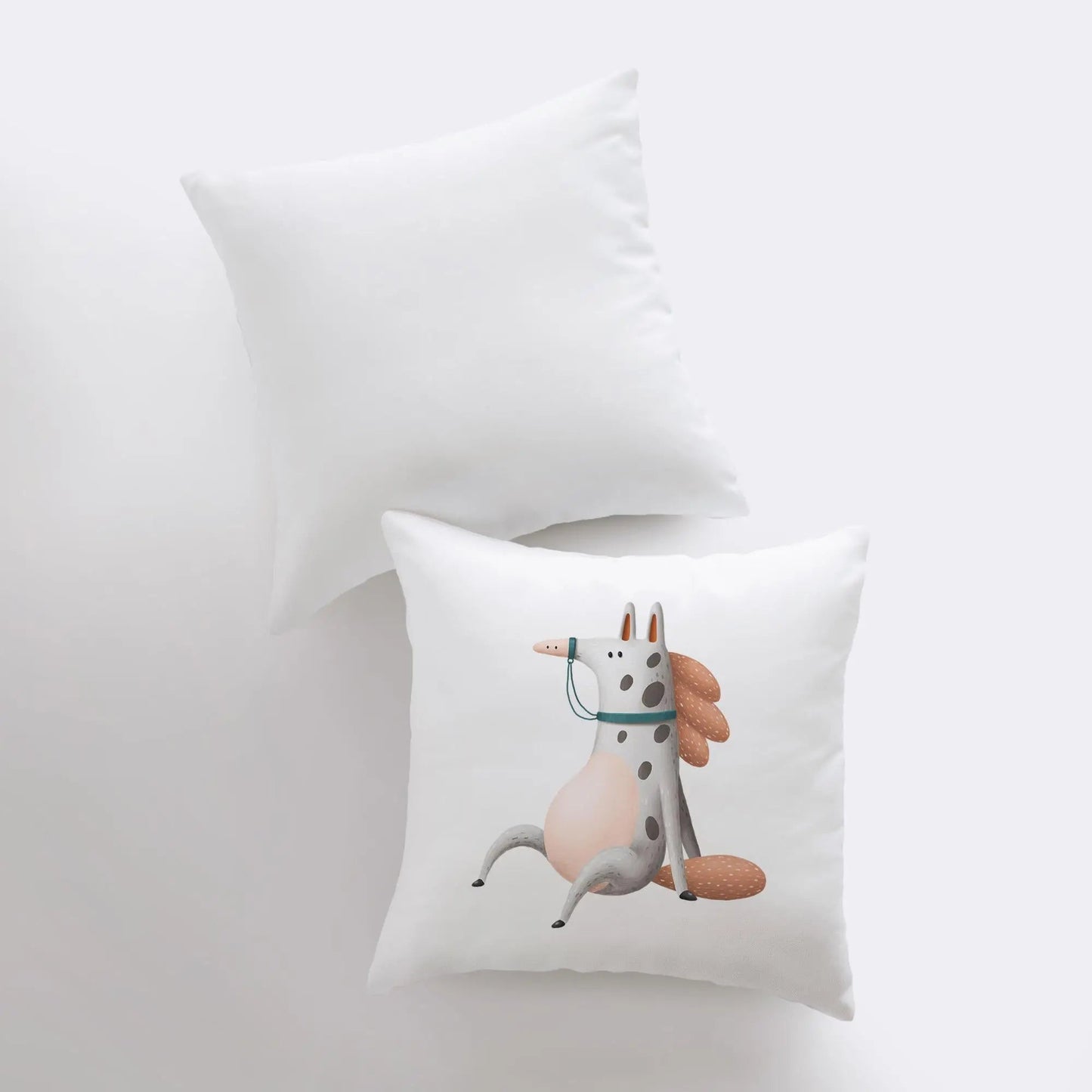 Spotted Horse Throw Pillow