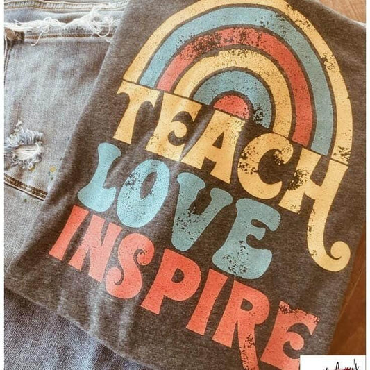 Teach Love Inspire Retro T-shirt