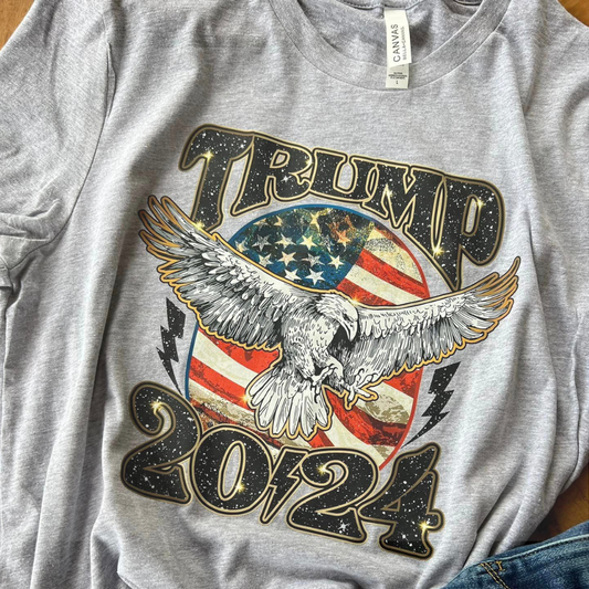 Trump 2024 Eagle Patriotic T-shirt
