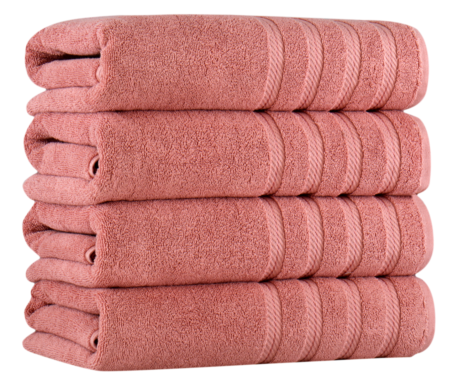Antalya Turkish Cotton Luxury Bath Towels Set – 4-Piece Soft & Absorbent