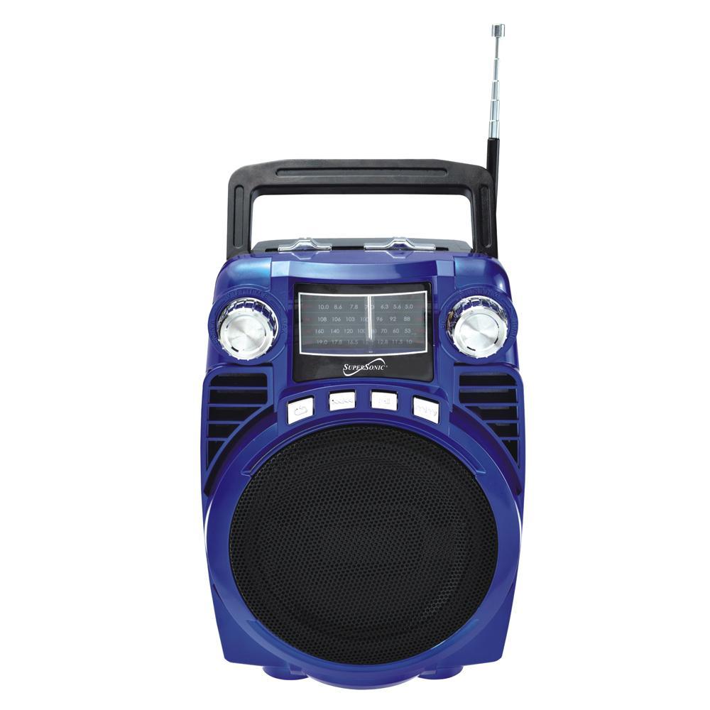 Bluetooth 4 Band Radio Blue