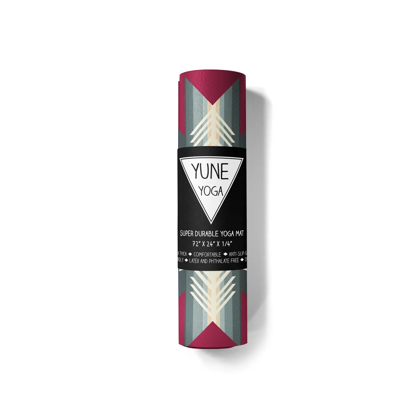 Yoga Mat | 6mm Thick | Red | Non-Slip | Eco Friendly | Yune Yoga | Buffalo Hills Lava - Yune Yoga