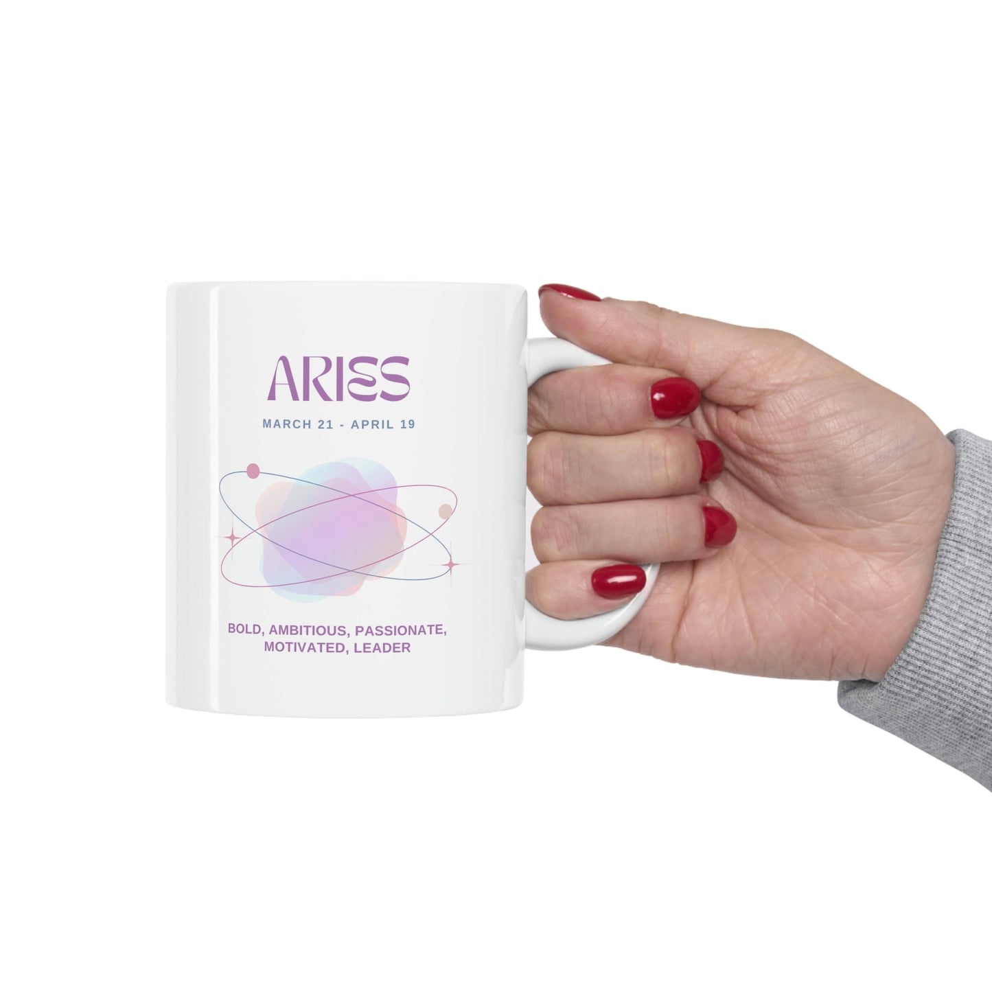 Aries Zodiac Traits Coffee Mug – Astrology Gift for Aries Fans
