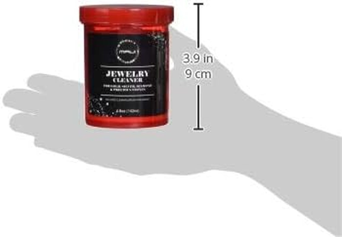Liquid Jewelry Cleaner Solution for Gold, Silver, Diamond. Safety Solution Comes with a Basket and Brushes for Extra Cleaning. NOT Guaranteed to Work on All Jewelry
