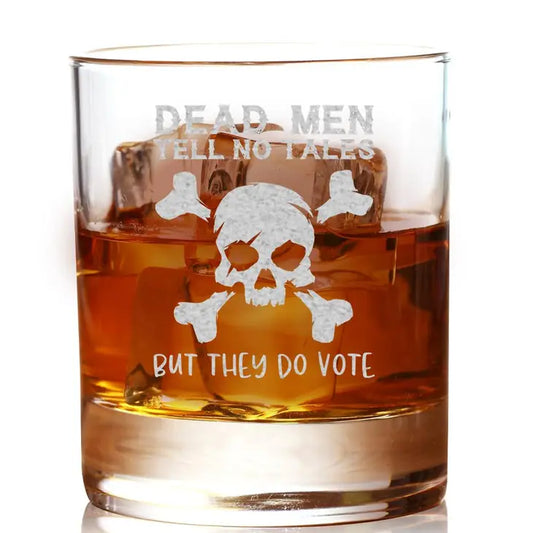 Dead Men Tell No Tales 11 oz Whiskey Glass