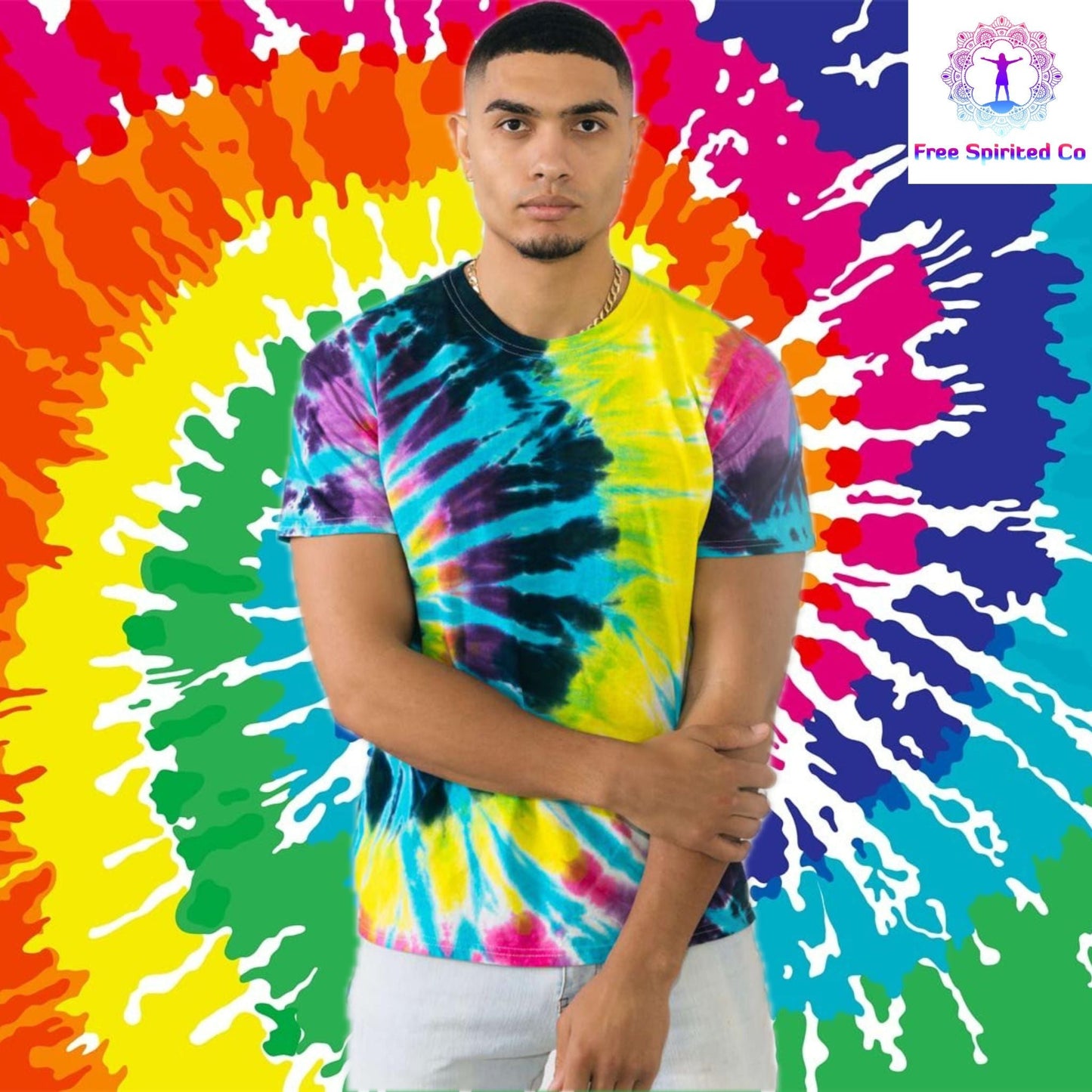 Flashback Tie Dye Tee by Free Spirited
