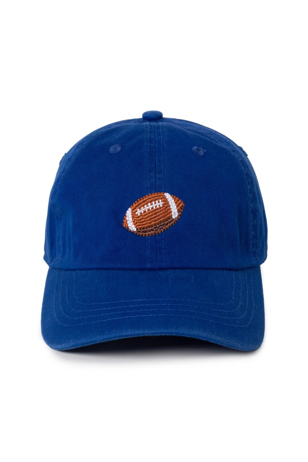 Embroidered Football Baseball Cap – Adjustable Vintage Dad Hat for Game Day