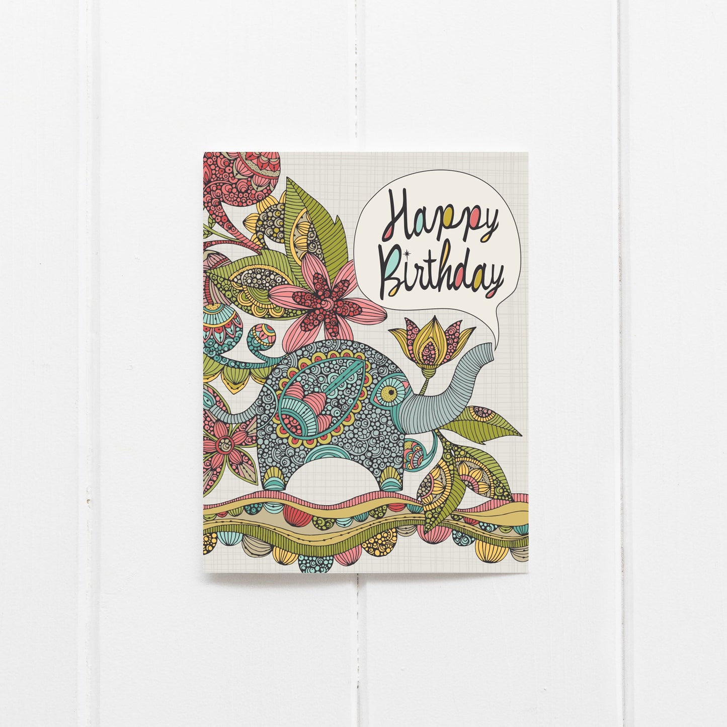 Happy Birthday Animal Greeting Card – Cute Forest Friends Design