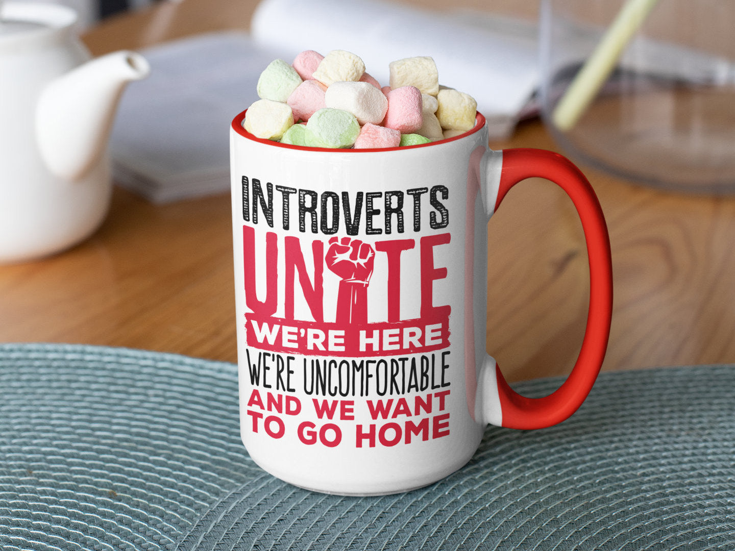 Introverts Unite We're Here We're Uncomfortable and We Want to Go Home by Ink Pop