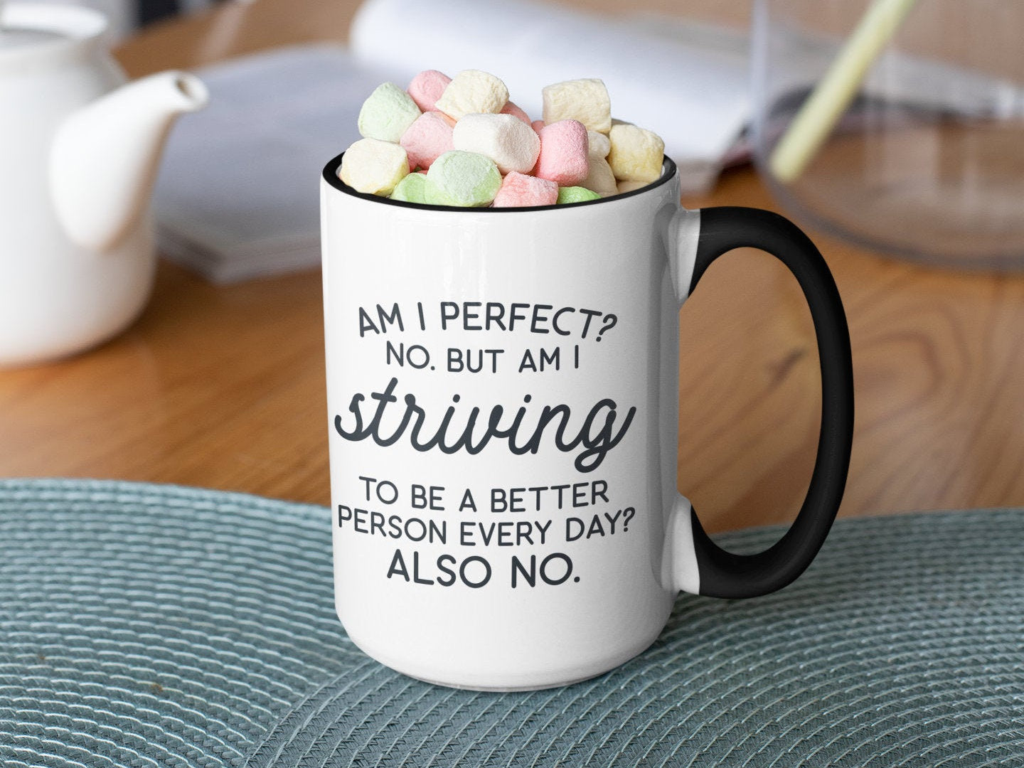 Funny “Am I Perfect? No, But…” Coffee Mug – Humorous Inspirational Gift