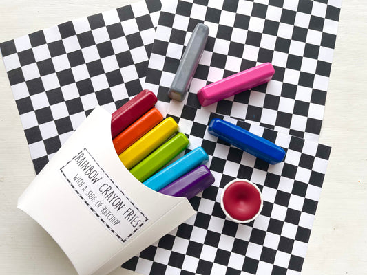 Rainbow Crayon Fries