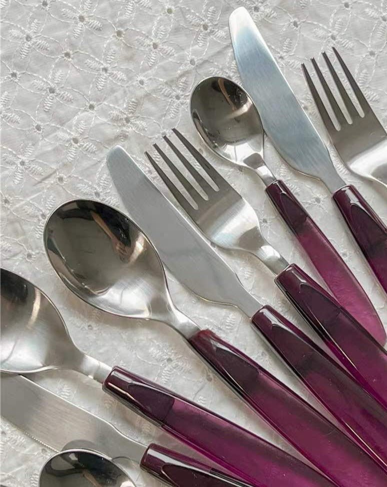 Meteor Flatware Set – 16-Piece Sleek Modern Silverware Cutlery Set