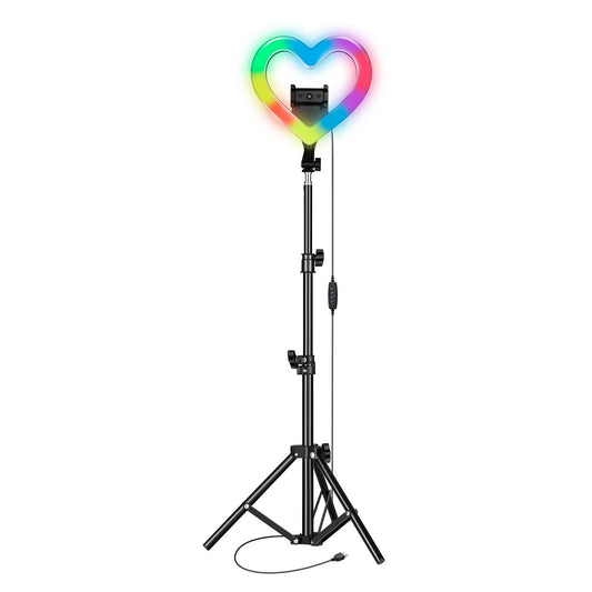 PRO Live Stream 10" Heart Ring Light with RGB