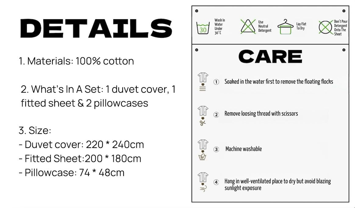 Retro Blue Stripe Jersey Knit Bedding Set – Duvet Cover, Fitted Sheet & Pillowcases