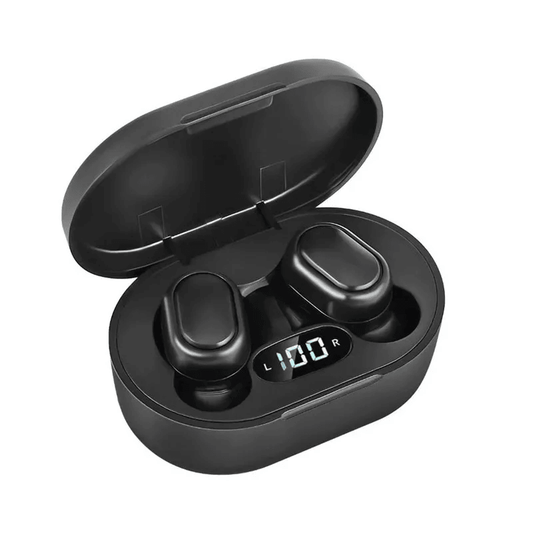 RockinPods Waterproof Bluetooth Earbuds with Digital Display
